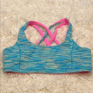 Kids Lululemon/Ivivva Reversible Sports Bra Size 6